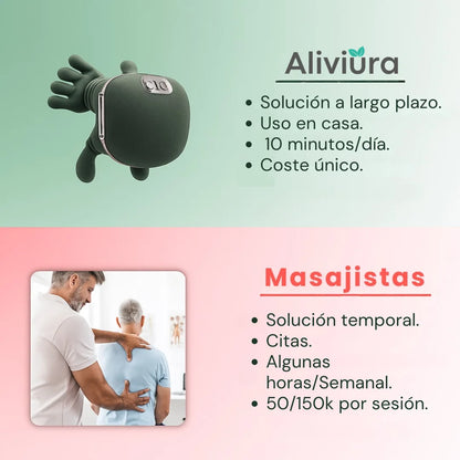 Aliviura™ Masajeador portátil relajante